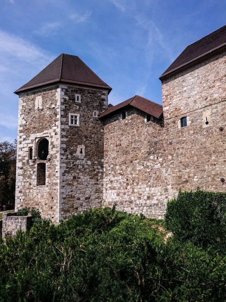 Some parts of the castle are original stone but most of it is refaced concrete.