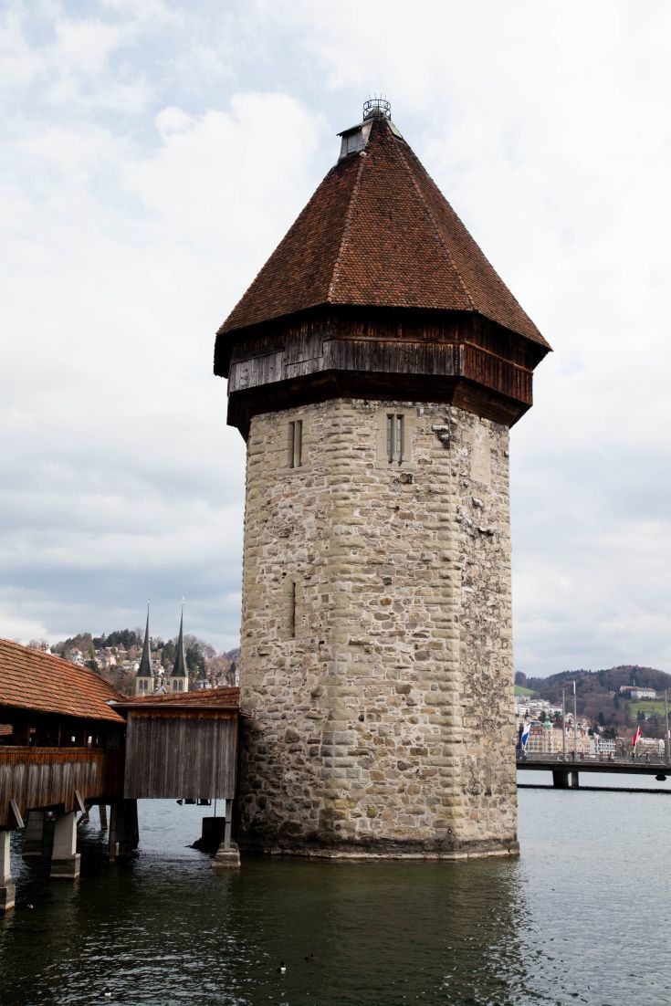 Wasserturm in Lucerne.