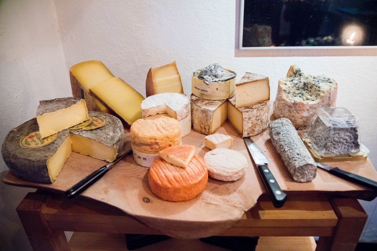 A lot of food in Sweden consists of decadent cheese and salami boards. 