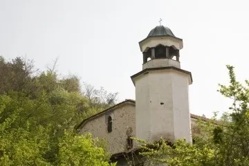 The old stone church in Melnik, Bulgaria.