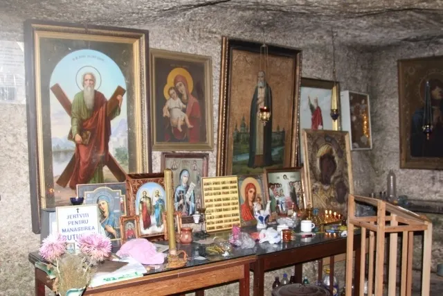 Icons at Orhei Vechi, Moldova.