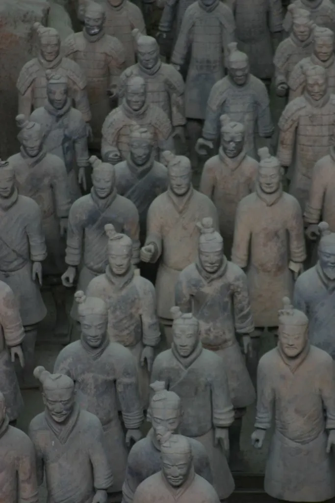 The number one place to visit in Xian is the Terracotta Warriors exhibit...a UNESCO World Heritage Site in China.