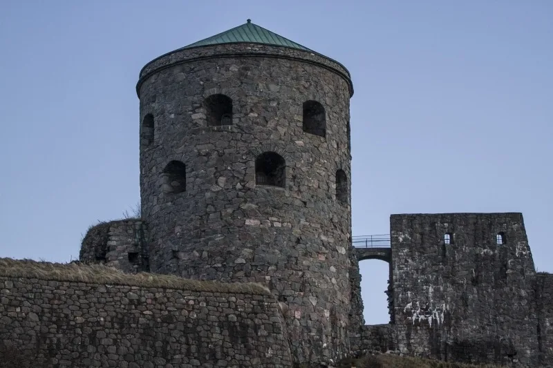 The impressive castle ruins of Bohus Fastening, Sweden.