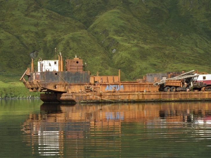 Dutch Harbor on Unalaska Island.