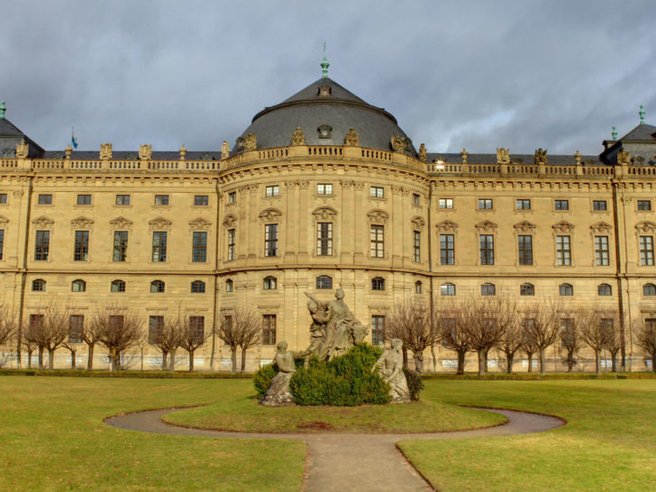 Wurzburg Residenz is a world heritage site in central Germany.