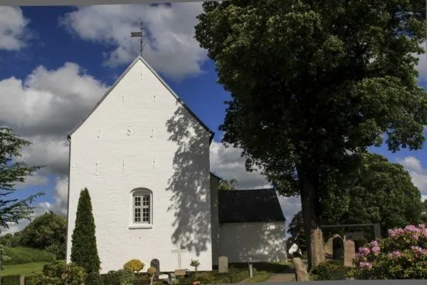 The old church in Jelling, Denmark.