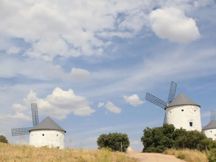 Driving Spain affords many more things to see and do than if you took the train, like stopping to enjoy these stunning windmills.