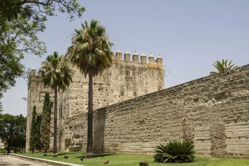 Stone walls surround Jerez.