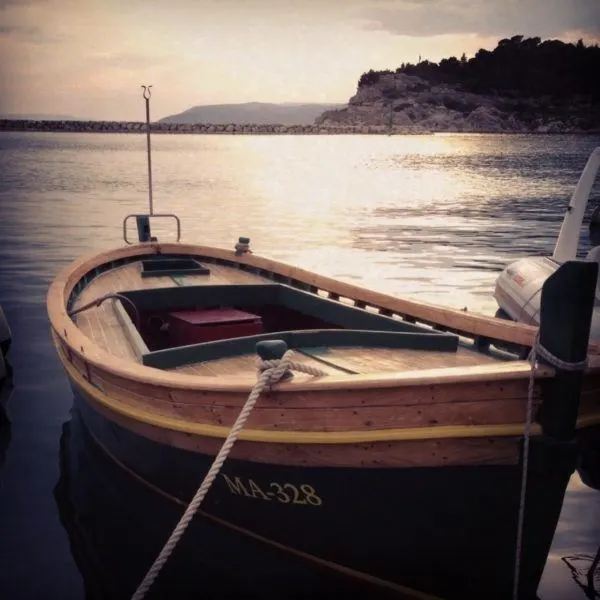 Small Croatian fishing boat.