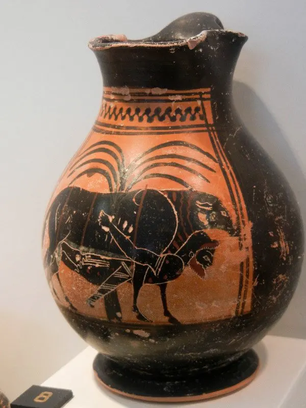 The museum of Kerkouane held many great artifacts, like this vase.