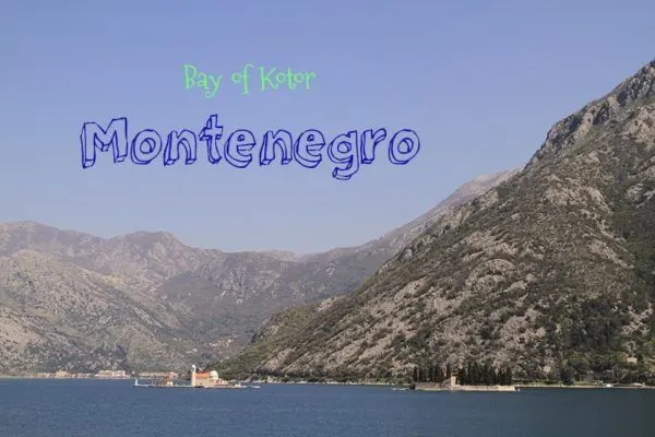 Bay of Kotor in Montenegro.