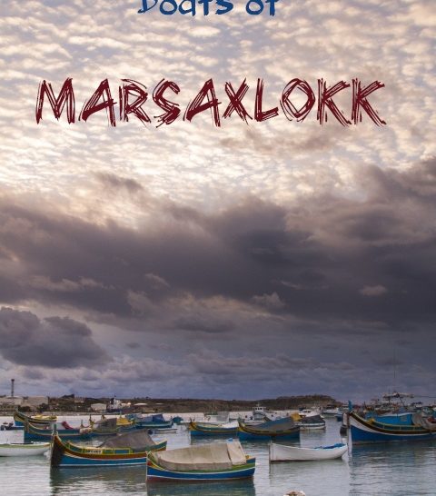Fishing Boats of Marsaxlokk in Malta.