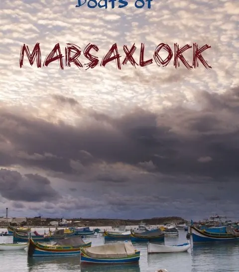 Fishing Boats of Marsaxlokk in Malta.