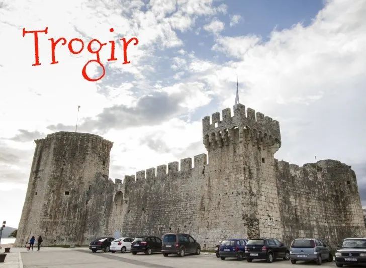Trogir castle in Croatia.