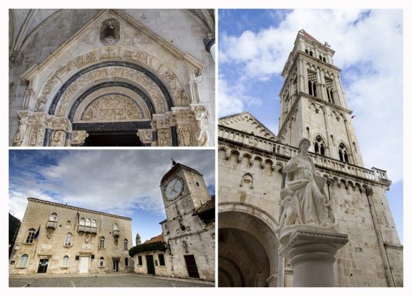 Three scenes from Trogir, Croatia.