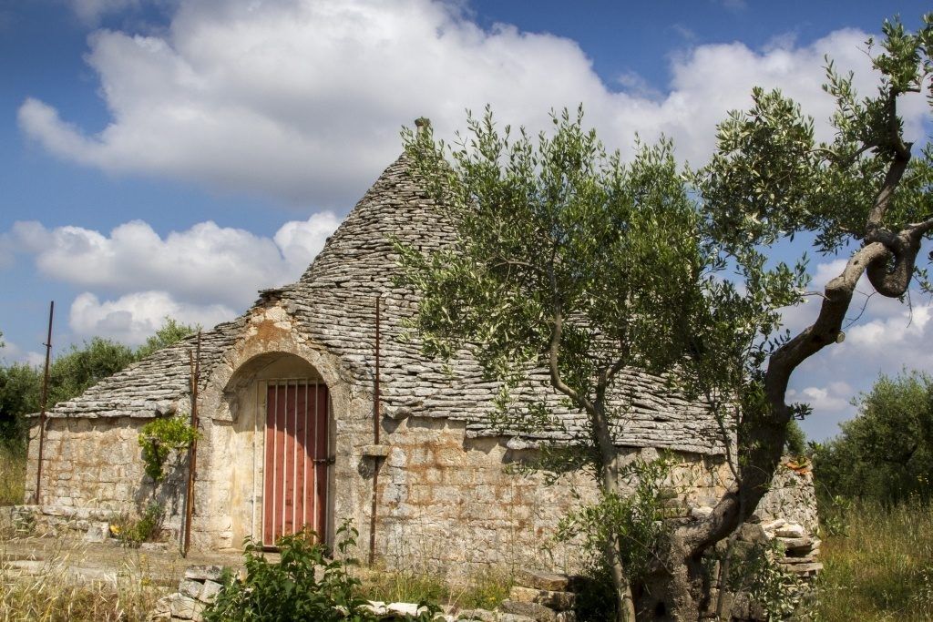 An old Trulli stone cottage near Alberobello.