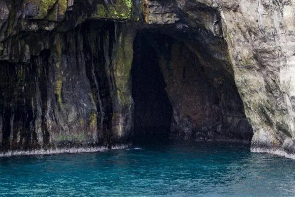 Sea grotto in the Vestmanna Cliffs.