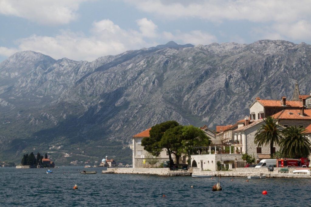 Medieval town of Perast, Montenegro.