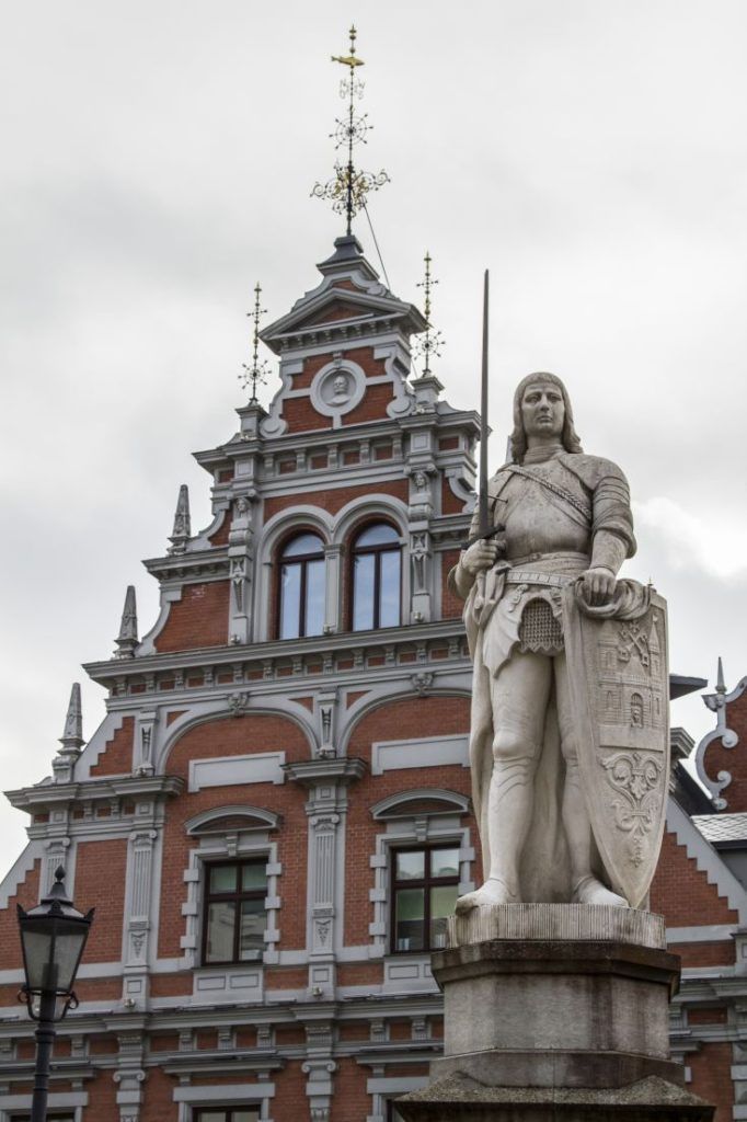 Statue of Roland in Riga, Latvia.