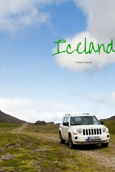 One Week Driving Itinerary Iceland.