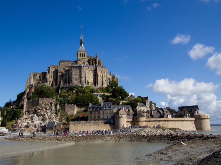 Mont St. Michel is one of the most iconic world heritage sites in France.