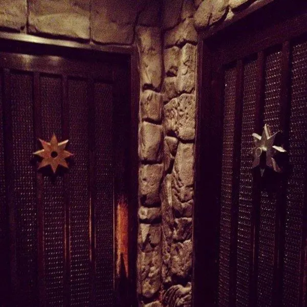 Doors on the Ninja restaurant.