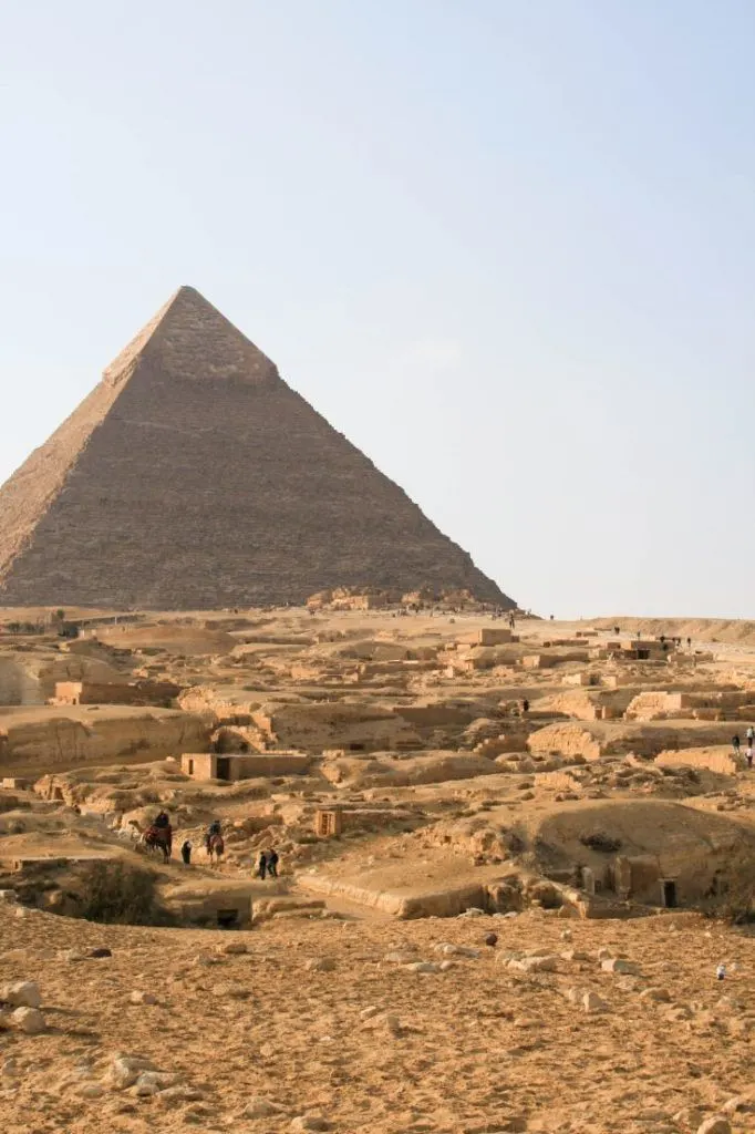 Pyramid of Khafre in Giza Egypt.