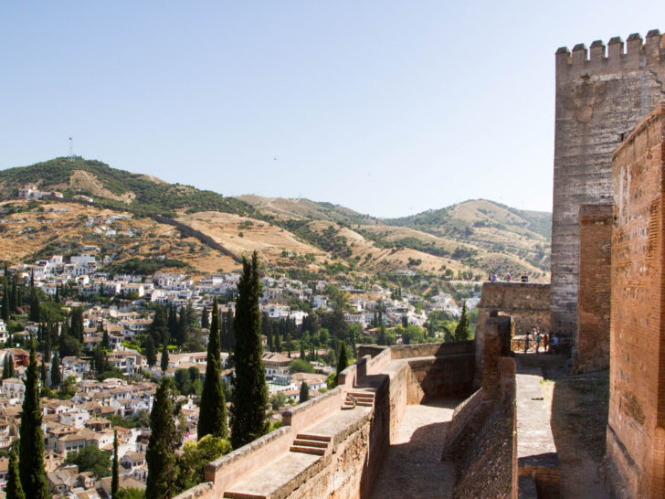 The Alhambra in Granada is one of the most important world heritage sites in all of Spain.