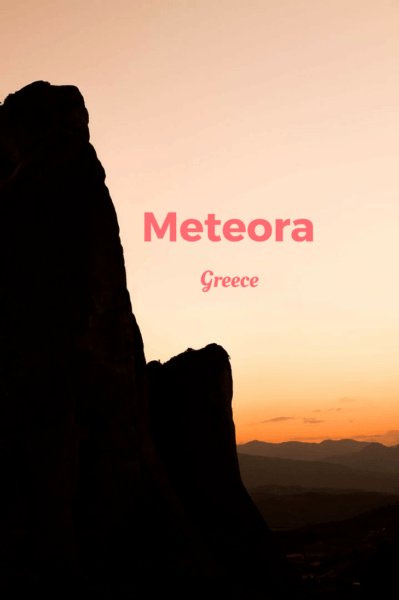 Photographing Meteora.