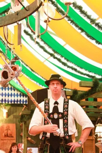 Oompah music led by this guy was definitely fun to listen to!