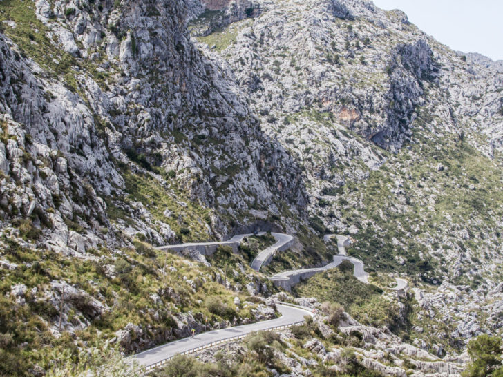 The Serra de Tramuntana is an amazing place to drive and see the scenery of Mallorca.