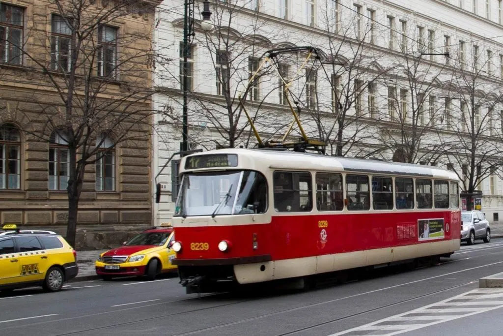 Now sure what to do in Prague? Getting around to places on a Prague tram is easy!