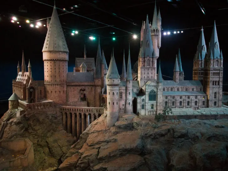 Don't miss Harry Potter World near London where you can see this amazing model of the castle.