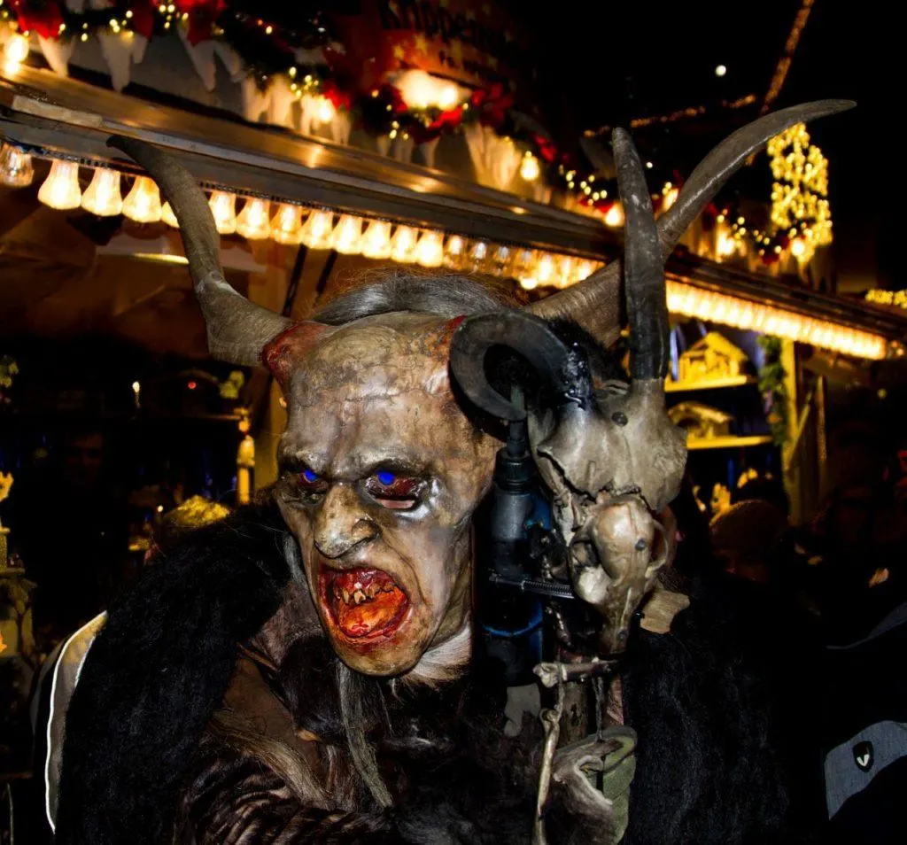 Krampus, scary and fun for kids of all ages.