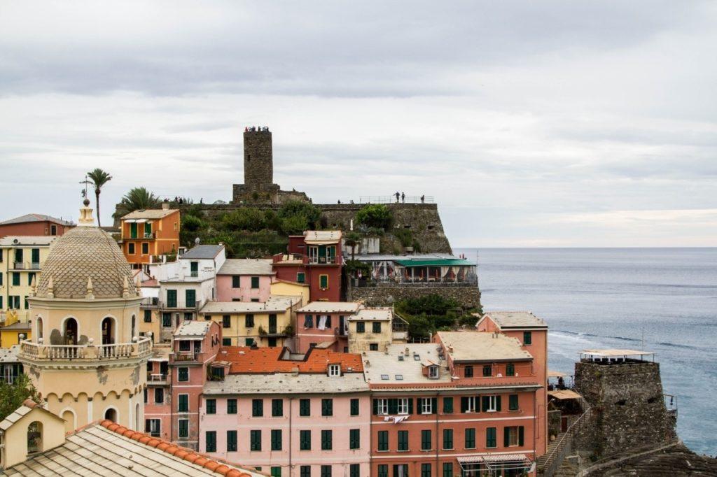 Doria Castle on the cliffs above Vernazza.