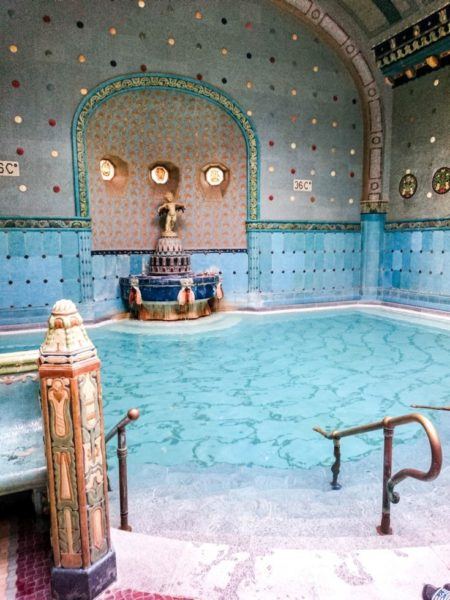 One of the luxurious baths at Hotel Gellert Spa and Baths.