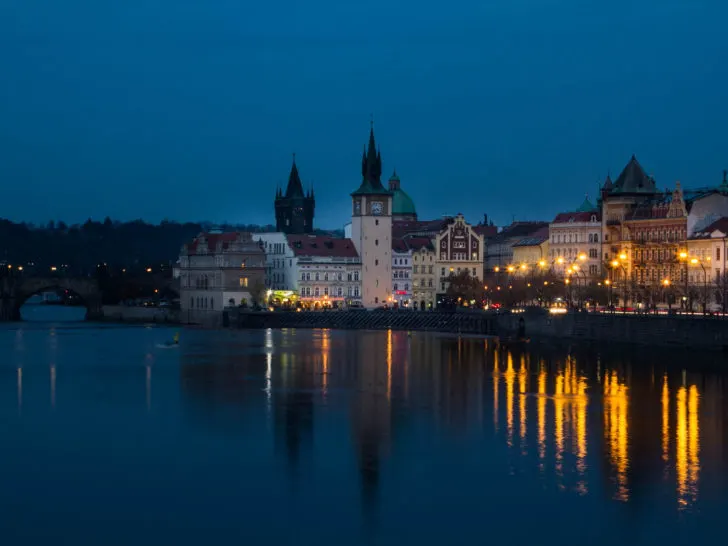 Prague at night is magical and illuminating.