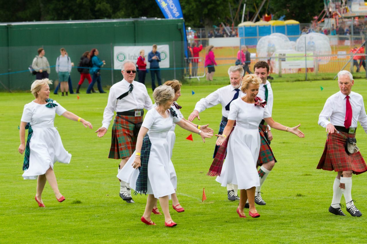 Traditional Scottish dance in Inverness.