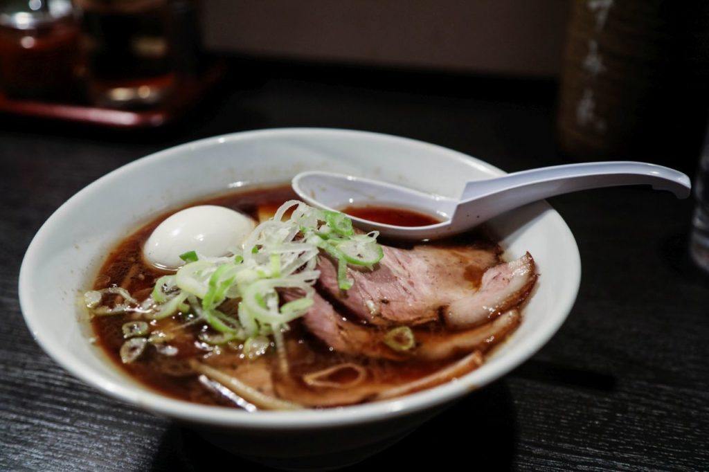 Shoyu Ramen with pork belly is an essential part of any Japan food guide. 