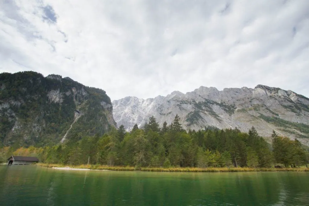 The expansive skies, the majestic mountains, the emerald green water of Bavaria, Germany. 