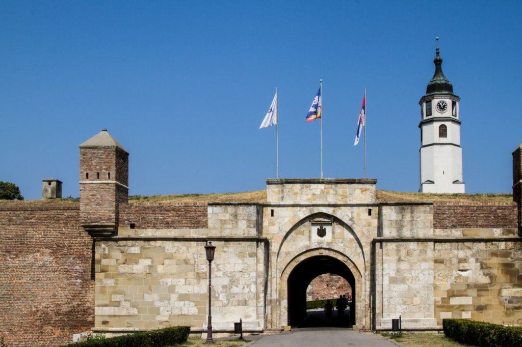 Belgrade Fortress entrance.