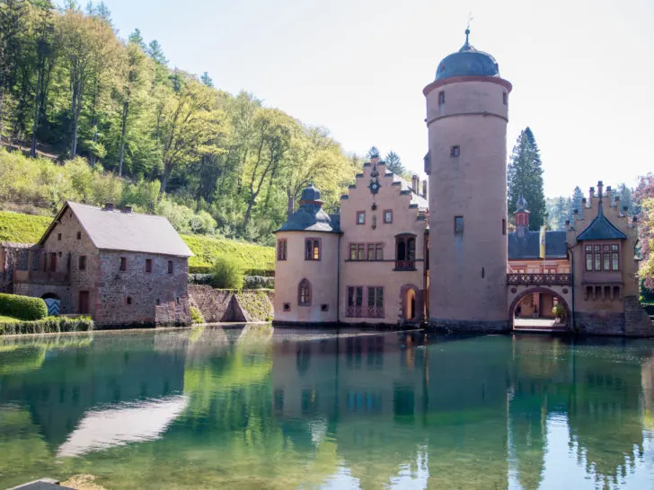 Mespelbrunn Castle is one of the best small castles to visit not far from Frankfurt.