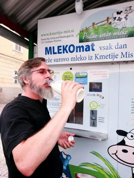 The Milk Machine of Ljubljana Slovenia