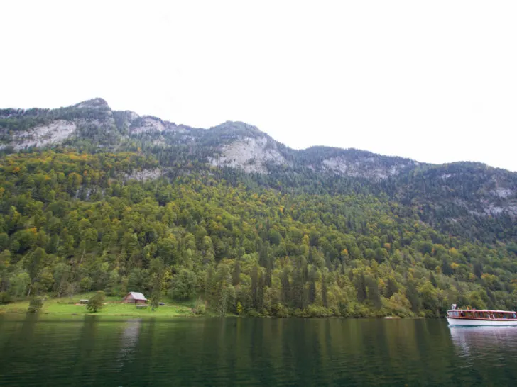 A fine thing to do in Bavaria is take an electric boat tour on Lake Konigssee.