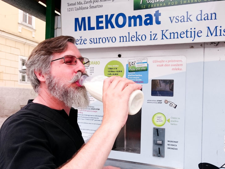 The milk machine of Ljubljana.