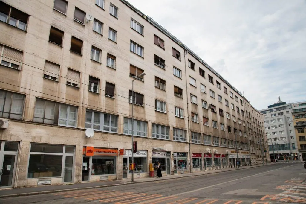 Soviet era buildings in Slovakia.