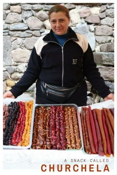 A Snack Called Churchkhela in Armenia.