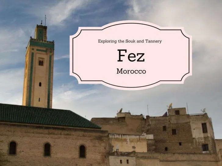 Exploring The Souk and Tannery of Fez, Morocco.