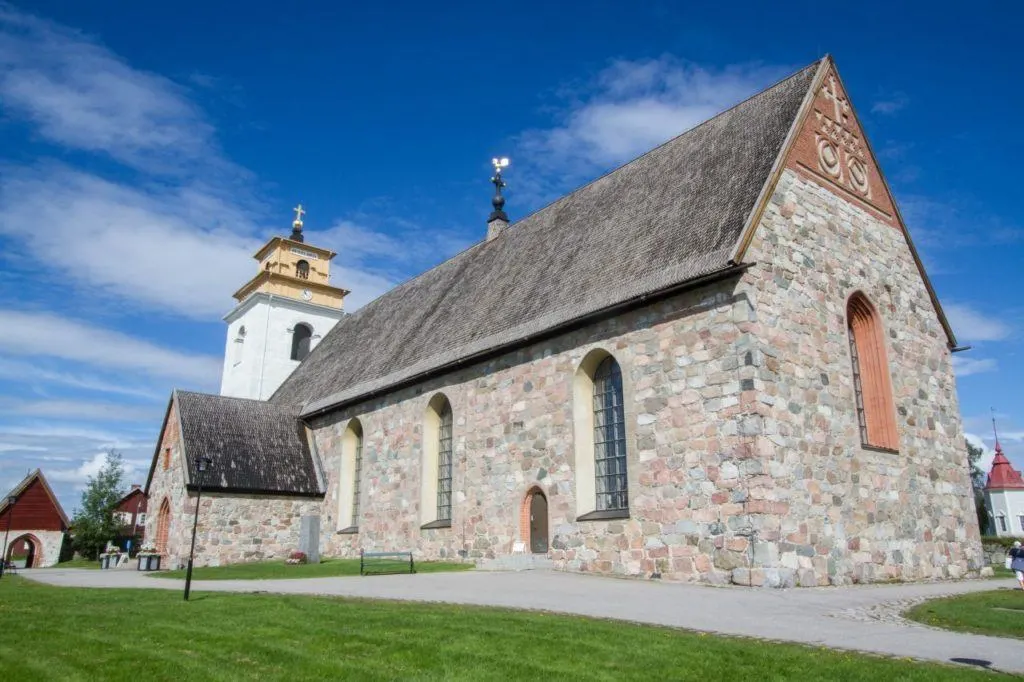 Nederluleå church is the heart of Gammelstad Church Town.