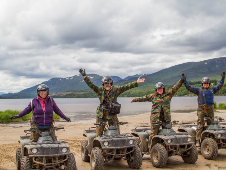 Riding atvs in Scotland is one of the adventure activities to do.